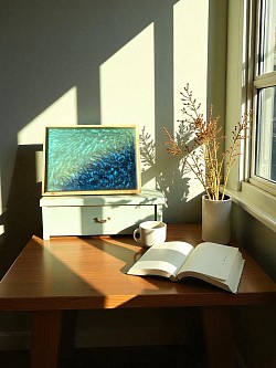 立てかけアートとして